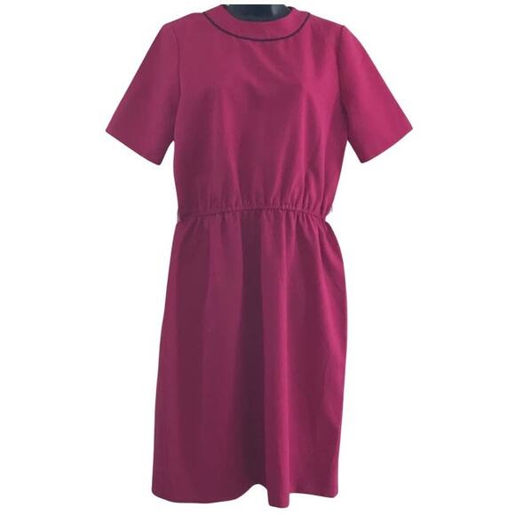Vintage Magenta Dovani of Dallas Dress Size Large - Picture 1 of 7